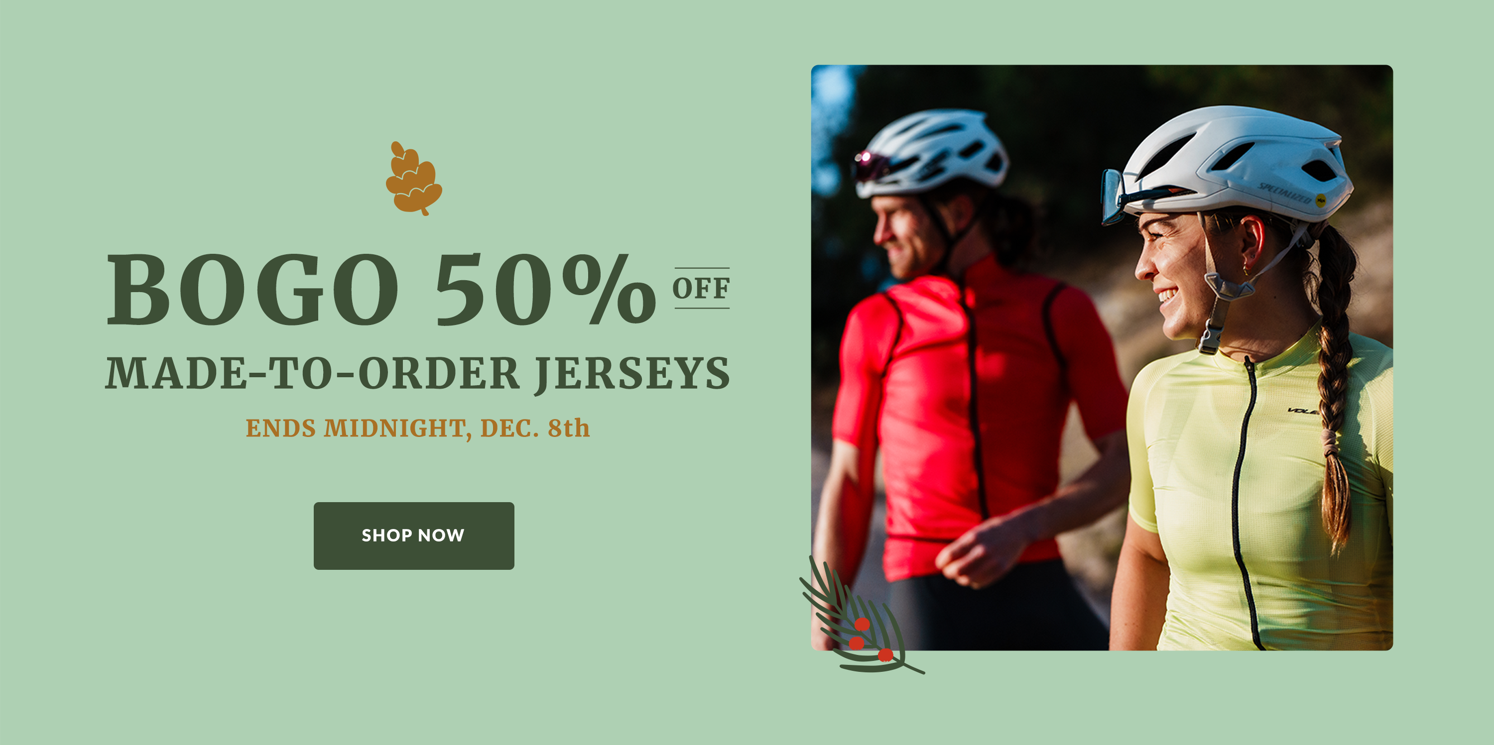 BOGO 50% off Made-to-Order items