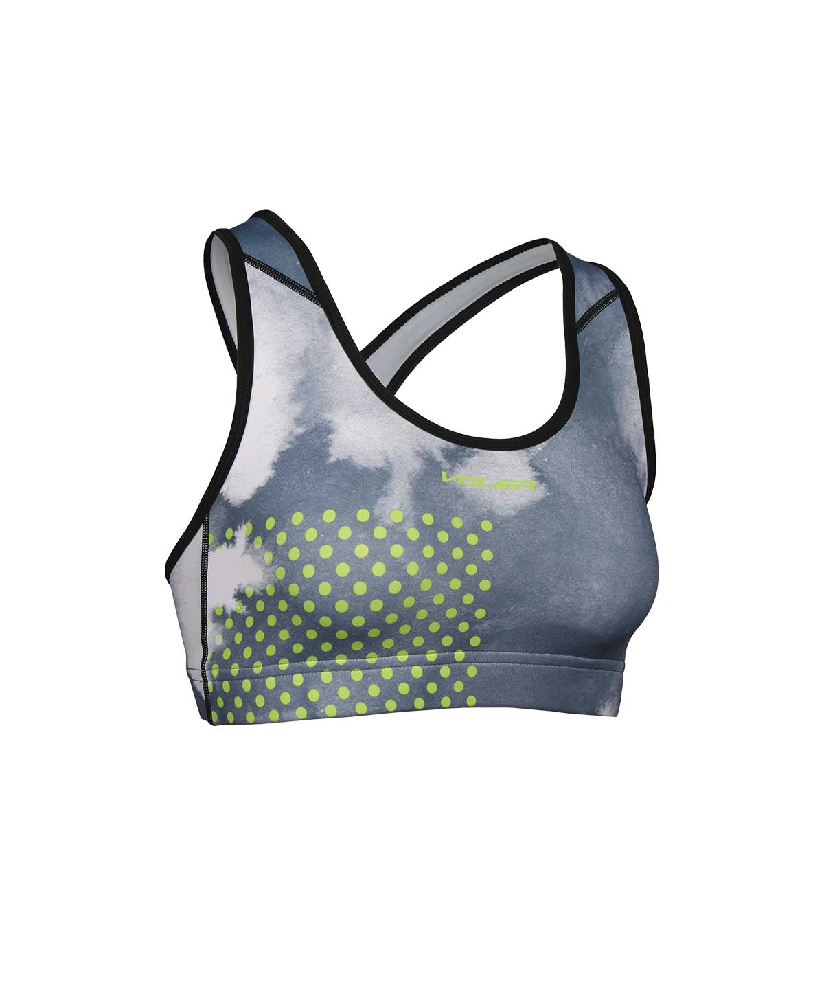 Custom Text on Women's All Over Print Sports Bra Personalized Running  Activewear Top with Name American Flag at  Women's Clothing store