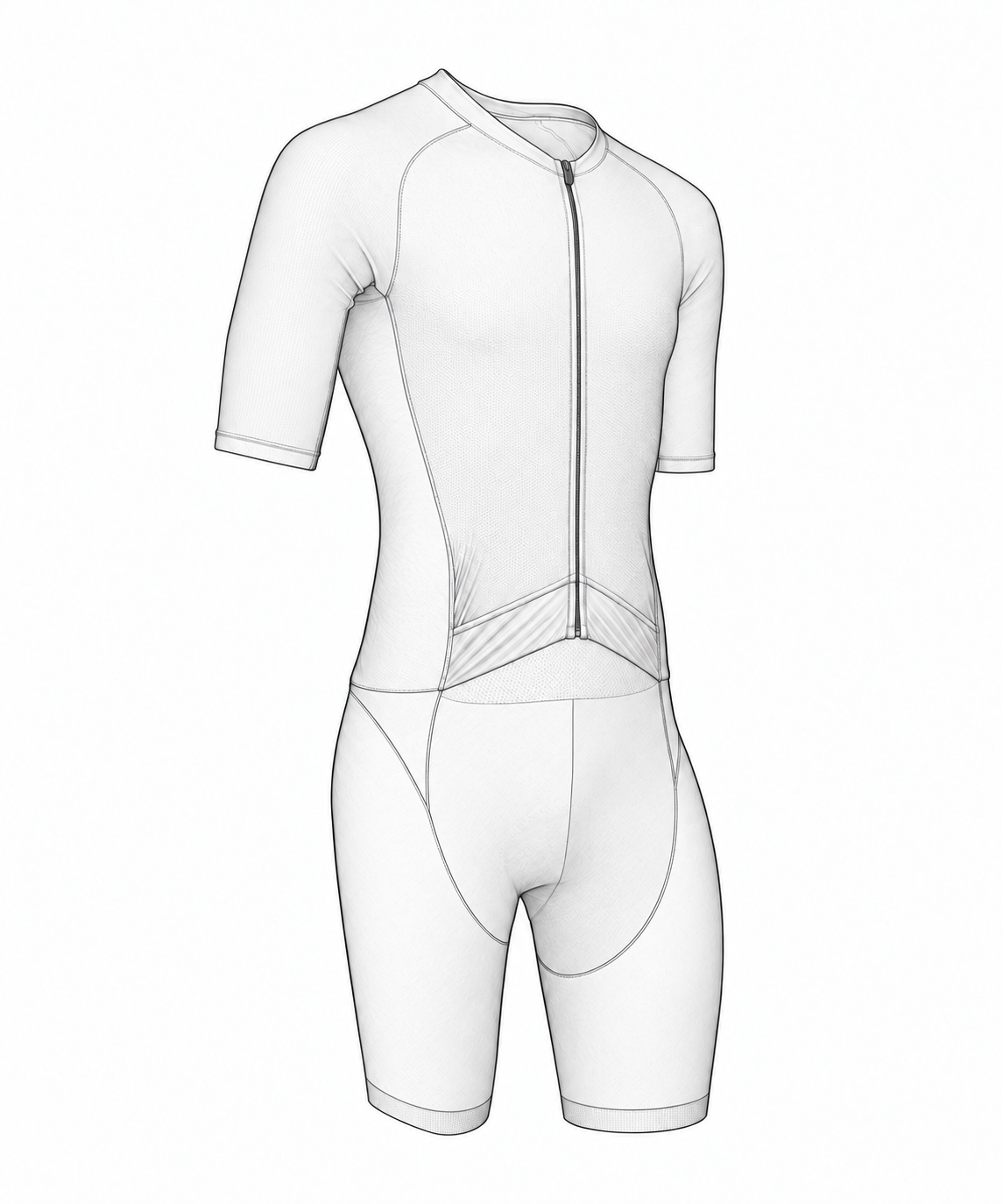 Short-sleeve Velocity Pro Suit front illustration