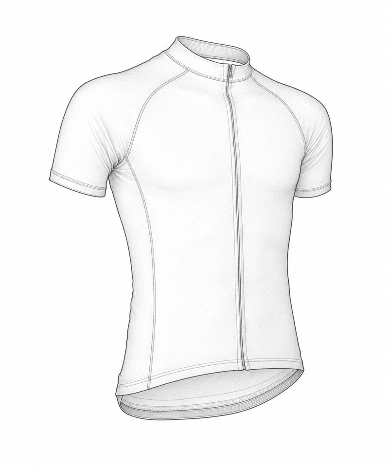 Front illustration of Peloton Jersey