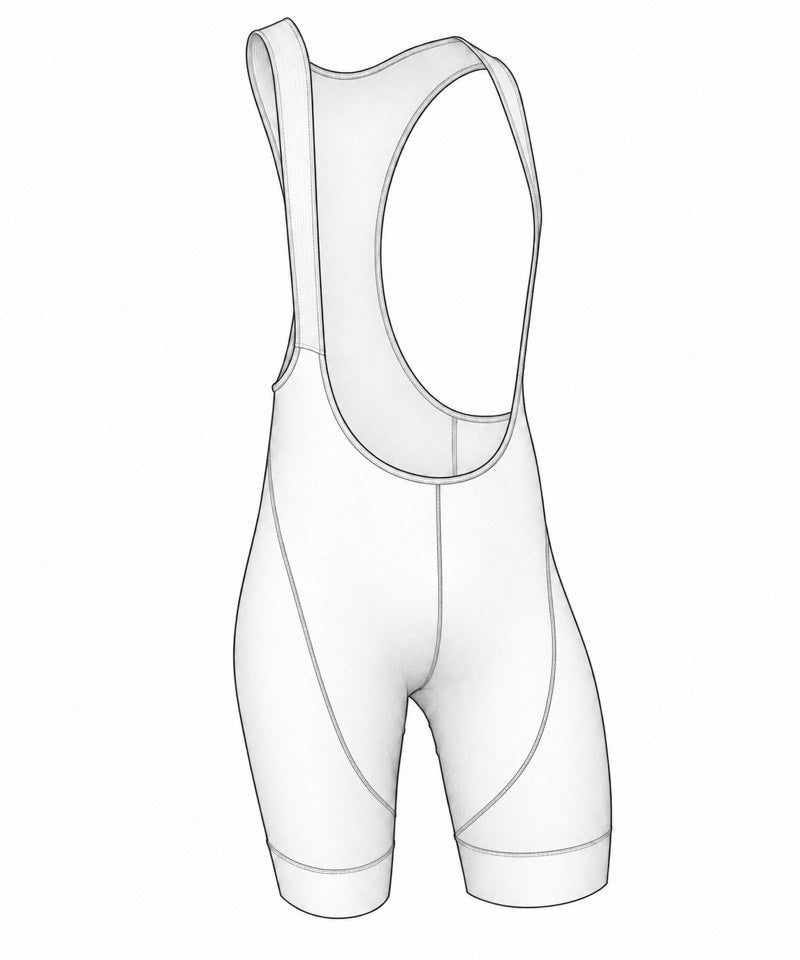 Front three-quarter illustration of Stow Bib Liner 2.0